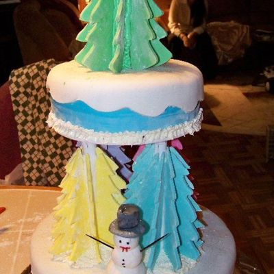 Christmas Tree Cake