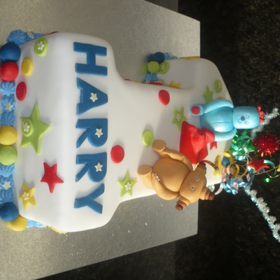 Iggle Piggle In The Night Garden First Birthday Cake