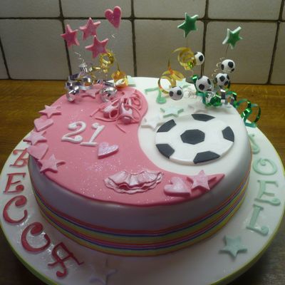 Brother & Sister Split Cake