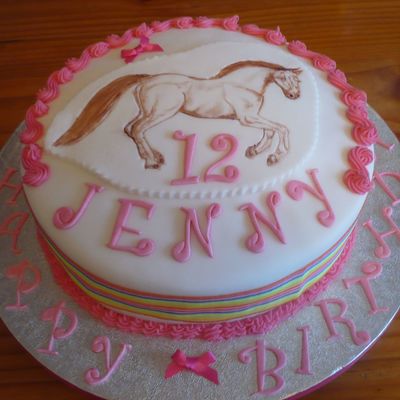 Horse Birthday Cake