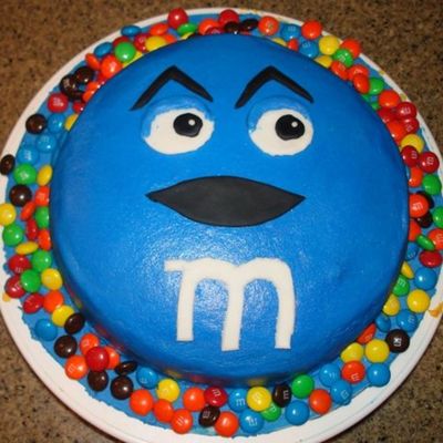 Blue M&m