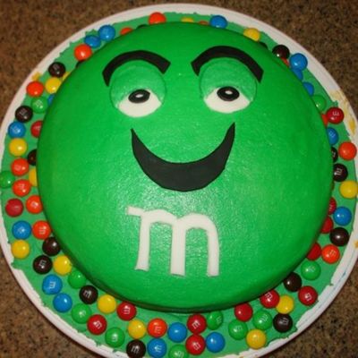 Green M & M
