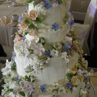 July Wedding Cake