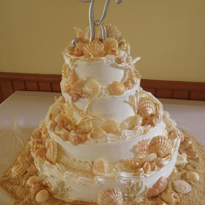 Seashell Wedding Cake