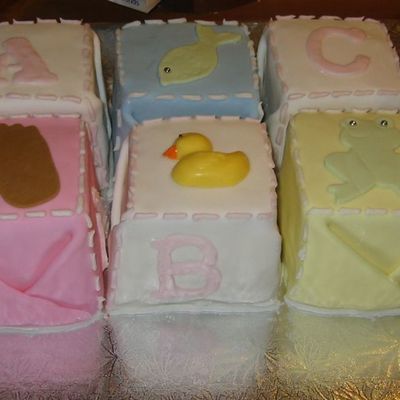 Baby Block Cake