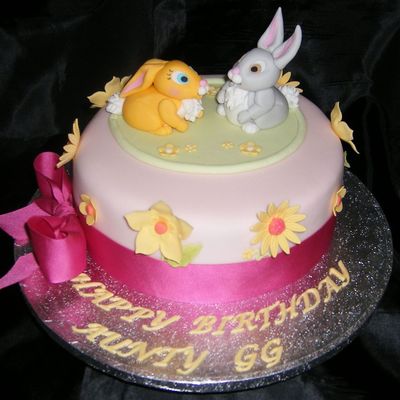 Bunny Easter/birthday Cake