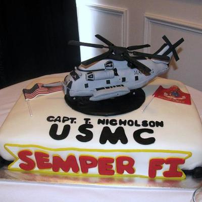 Helicopter Cake