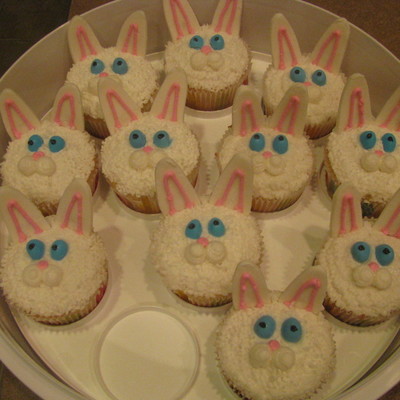 Easter Bunny Cupcakes