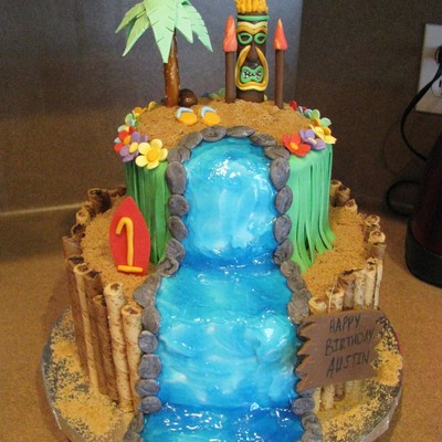 Luau Cake