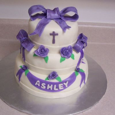 My Daughter's Baptism Cake