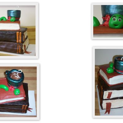 Bookworm Cake