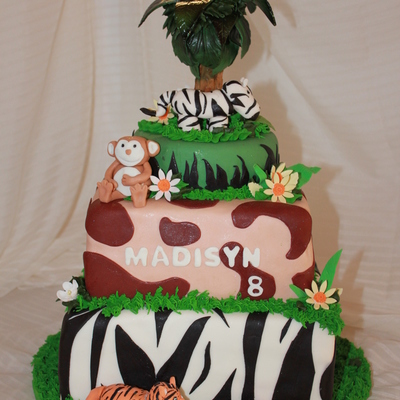 Safari Birthday Cake