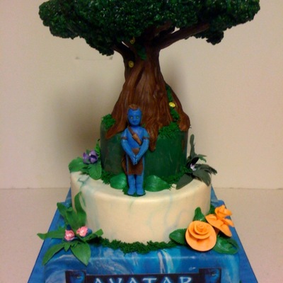 Avatar Movie Competion Cake