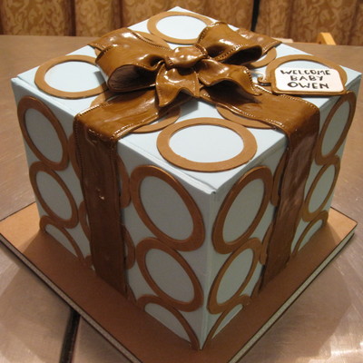 Baby Shower Present Cake