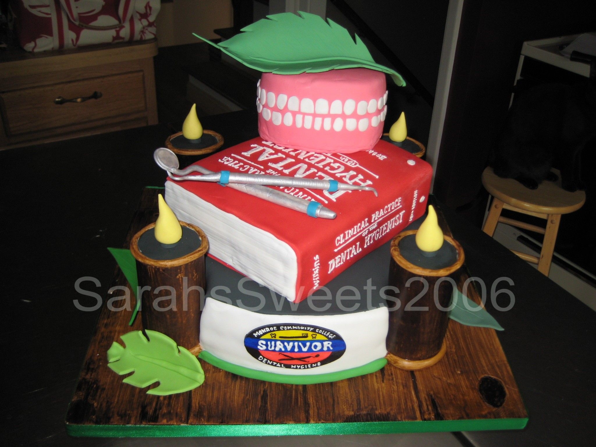 Dental Hygiene Class Graduation Cake