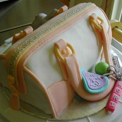 Purse With Keychain And Cell Phone