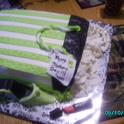 Shopping Bag Cake And Shoe