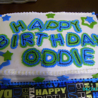 Big Letters Birthday