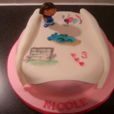 Dora Explorer Birthday Cake