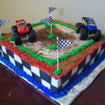 Monster Truck Cake