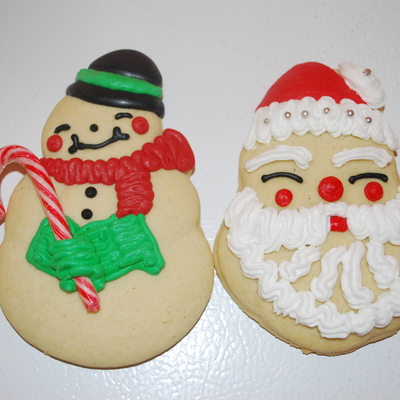 Santa And Snowman