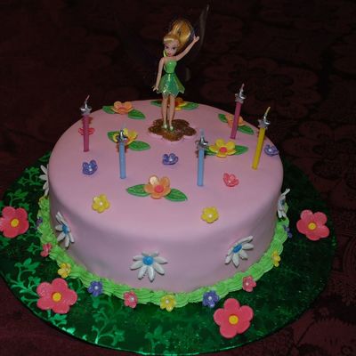 Tinkerbell Birthday Cake