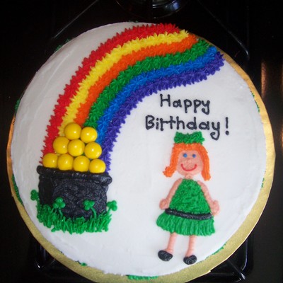 St. Patrick's Day/birthday Cake