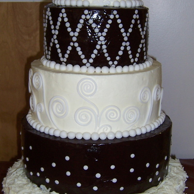 Chocolate Wedding Cake