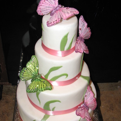 Butterfly Wedding Cake