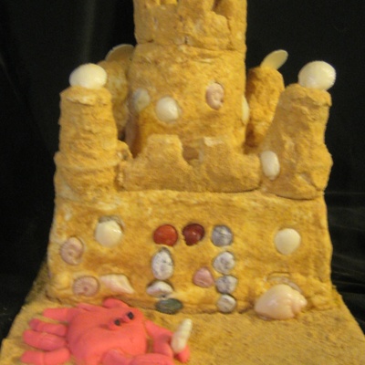 Sand Castle Cake