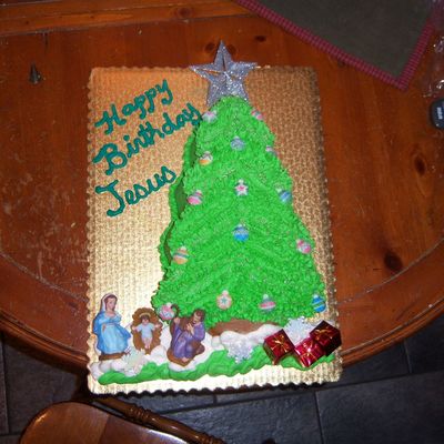 Happy Birthday Jesus Cake