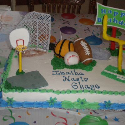Boys Sports Cake