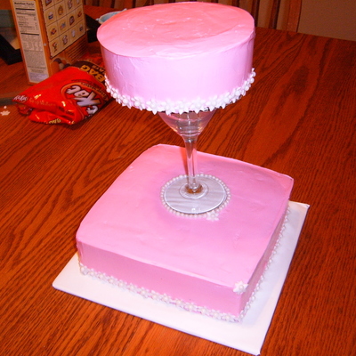 Martini Glass Cake