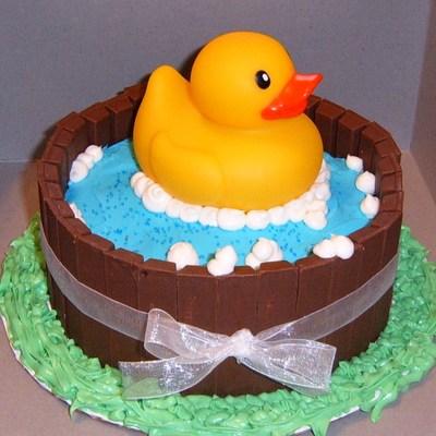 Rubber Duck Cake