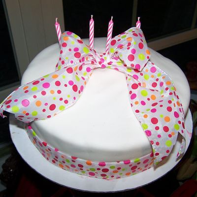 My First Marshmallow Fondant Cake
