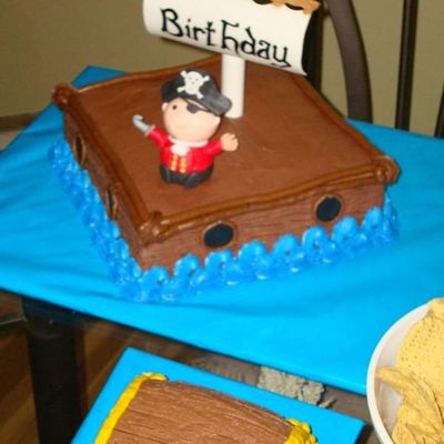 1St Birthday Pirate Cake