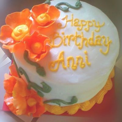 California Poppy Cake
