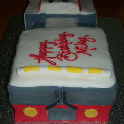 3D Fire Engine, 1St Birthday