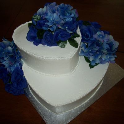 Heart Wedding Cake