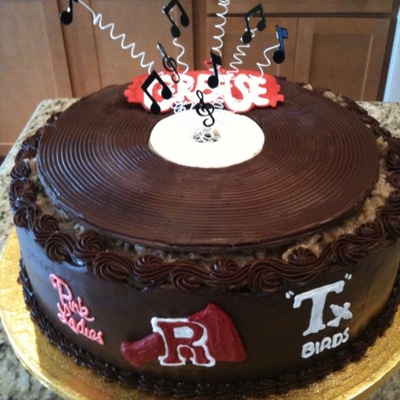 Grease Theme Cake