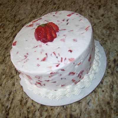 Mosaic Strawberry Cake