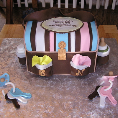 Diaper Bag Cake