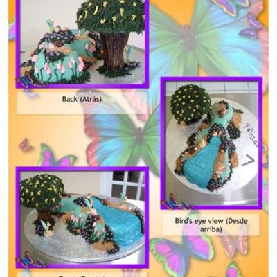 Waterfall/"cascada " Cake