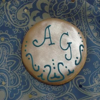 Wedding Monogrammed Cookies
