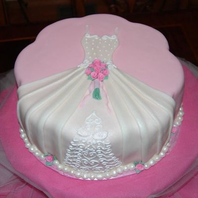 Wedding Dress Cake