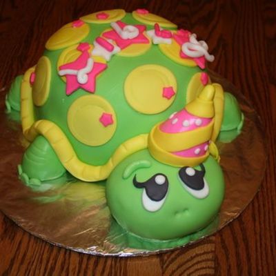 Turtle Birthday Cake