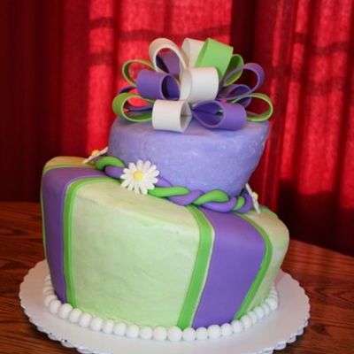 Topsy Turvy Wilton 3 Final Cake