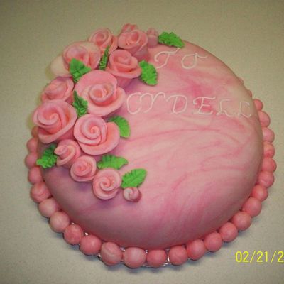 First Fondant Cake