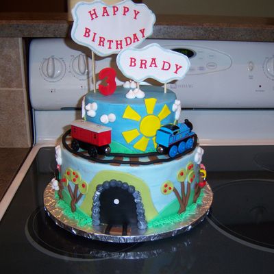 Thomas Train Cake