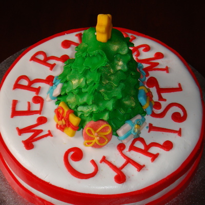 Christmas Cake - Christmas Tree Cake